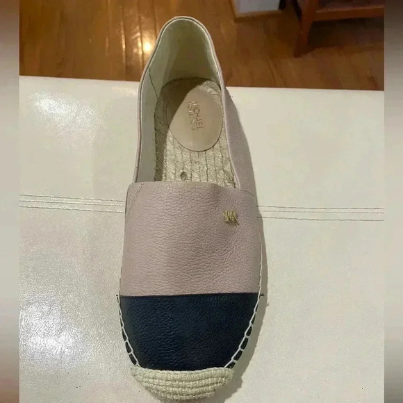 Michael Kors Kendrick Leather Slip- on Espadrilles Sz 8 - Picture 10 of 11